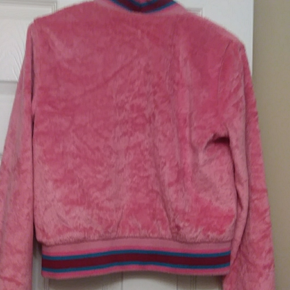 Hot Pink Furry Jacket - Picture 3 of 3